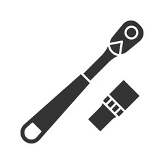 Ratchet glyph icon