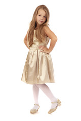 Beautiful blonde little girl