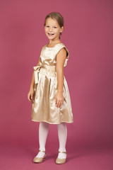 Beautiful blonde little girl