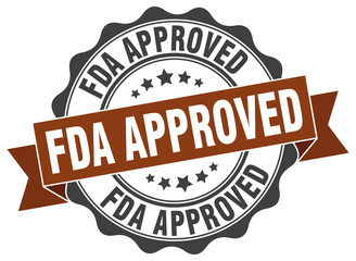 Obraz premium fda approved stamp. sign. seal