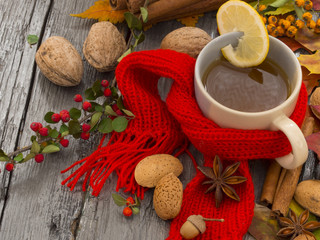 warm tea for autumn days
