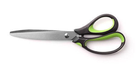 Top view of scissors