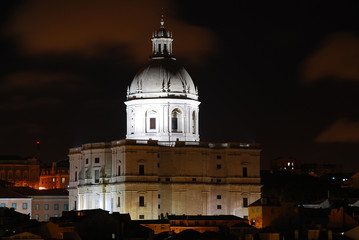 Fototapeta na wymiar National Pantheon (Igreja de Santa Engracia, Panteao Nacional), Lisbon, Portugal