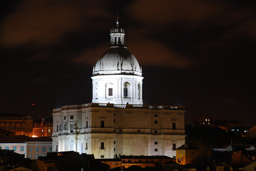 Fototapeta na wymiar National Pantheon (Igreja de Santa Engracia, Panteao Nacional), Lisbon, Portugal