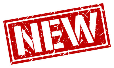 new square grunge stamp