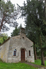 Fototapeta na wymiar Ancient church close to Tar, Istria, Croatia.