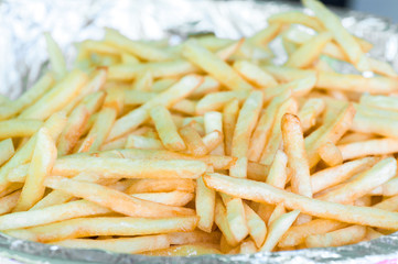 French fries close-up