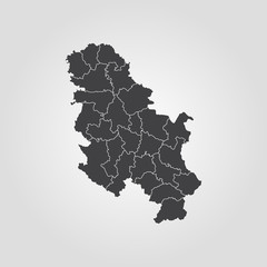 Map of Serbia