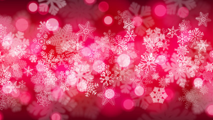 Background of snowflakes