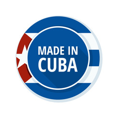 Made in Cuba label illustration