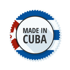 Made in Cuba label illustration