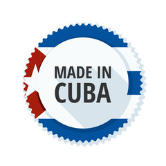 Made in Cuba label illustration