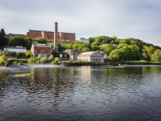 Fototapeta premium Evening at the river lee in Cork