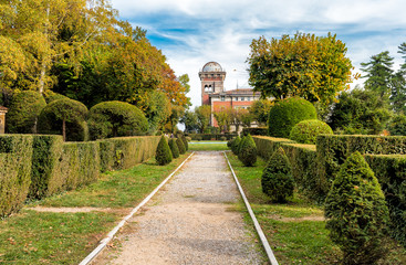 The public park at Villa Toeplitz in Varese, Italy