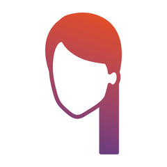 beautiful woman head avatar character