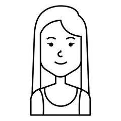 beautiful woman avatar character