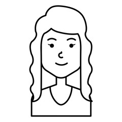 beautiful woman avatar character