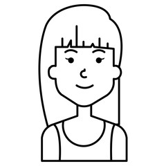 beautiful woman avatar character
