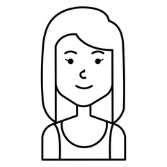 beautiful woman avatar character