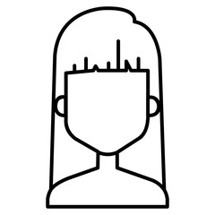 beautiful woman shirtless avatar character