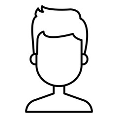 young man shirtless avatar character