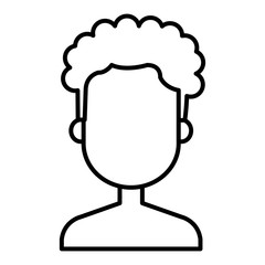 young man shirtless avatar character