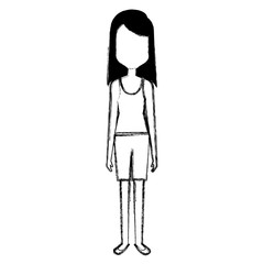 beautiful woman avatar character