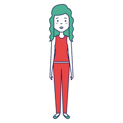 beautiful woman avatar character