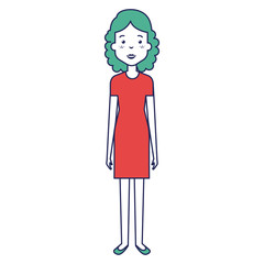 beautiful woman avatar character