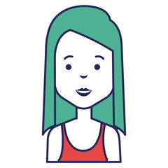 beautiful woman avatar character