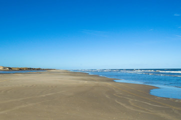Conceito de praia deserta