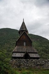 Fototapeta na wymiar Stabkirche Urnes, Ornes, Norwegen