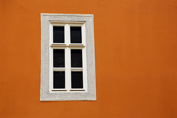 Fototapeta na wymiar window on the house wall
