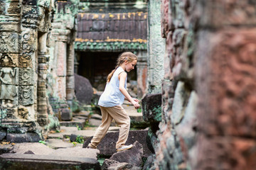 Child in Preah Khan temple