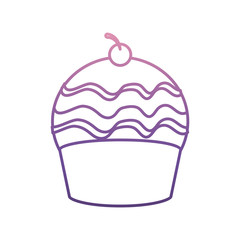 ice cream icon over white background vector illustration