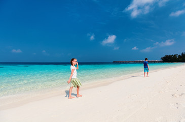 Kids at beach