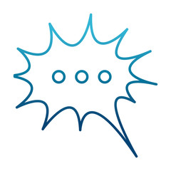 Chat bubble symbol icon vector illustration graphic design