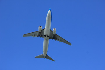 Botto of an airplane