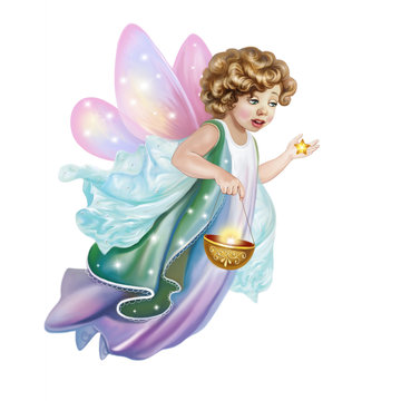 fairy holds an asterisk