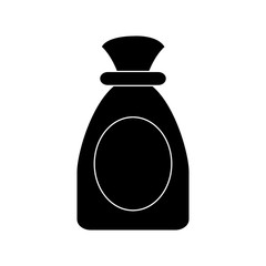 Small plastic bottle icon vector illustration graphic design