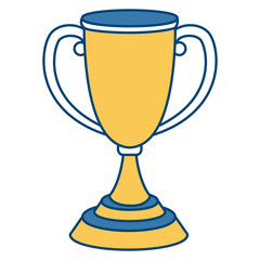 Trophy cup symbol icon vector illustration graphic design