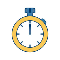 Vintage hand clock icon vector illustration graphic design