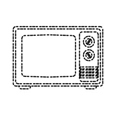 Old tv technology icon vector illustration graphic design