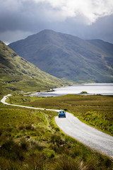 road in the irish moutains
