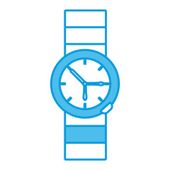 Vintage luxury wristwatch icon vector illustration graphic design