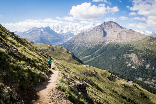 hiking in the engadin