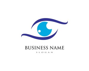  Eye Care vector logo design