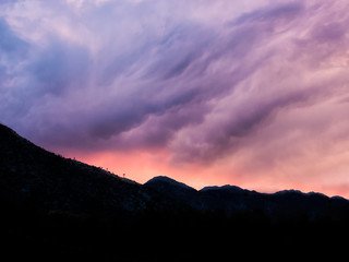 Obraz premium Kernville Sunset 3