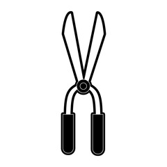 Garden shears tool icon vector illustration graphic design