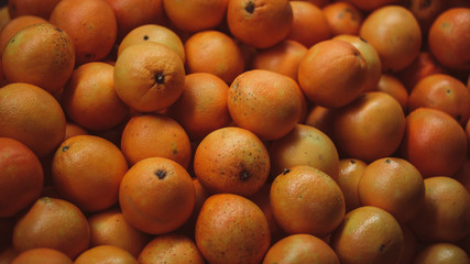 Orange at the market